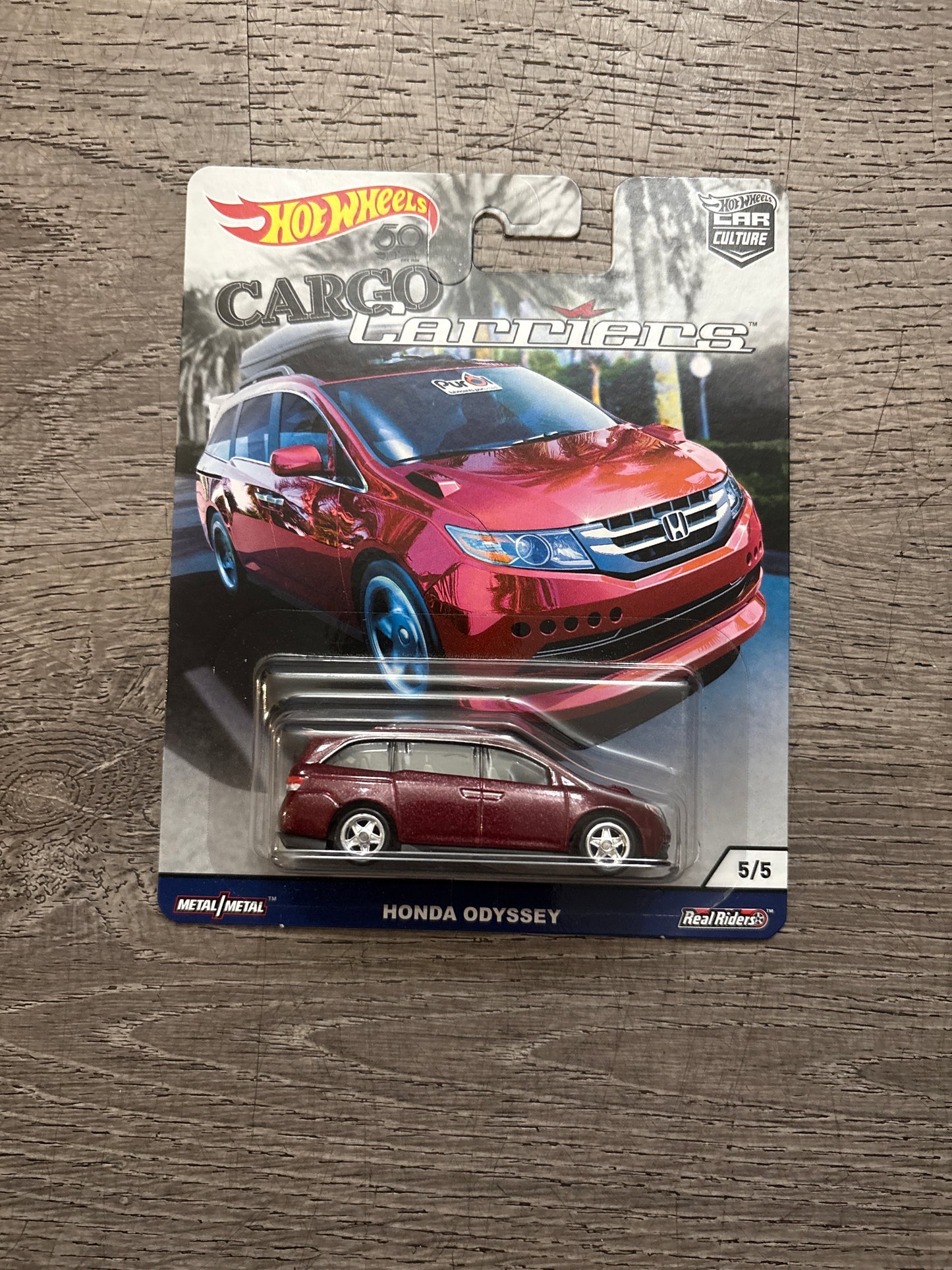 Hot Wheels Car Culture Cargo Carriers Honda Odyssey Bisimoto Red