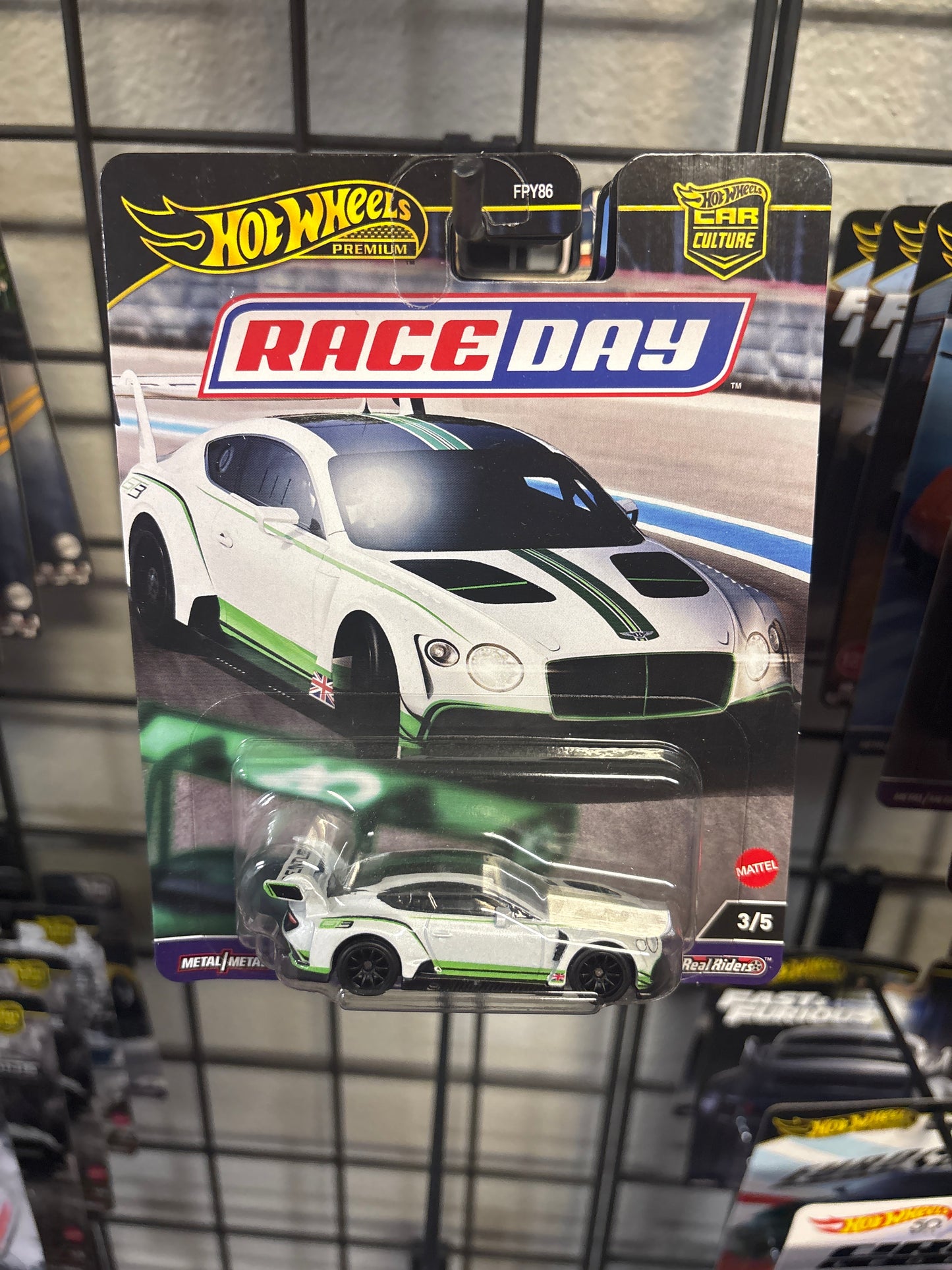 Hot Wheels Race Day 2018 Bentley Continental GT3