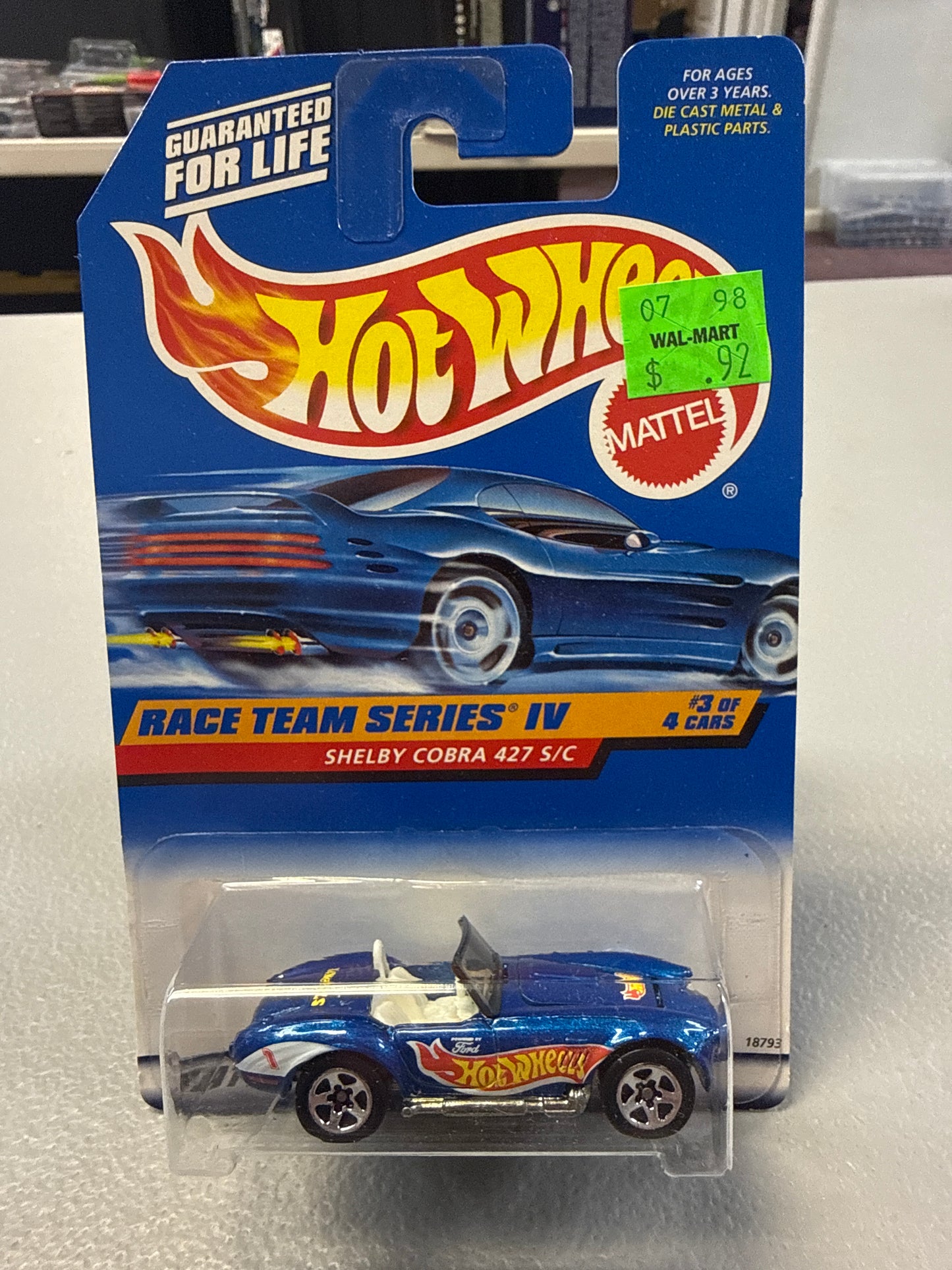 Hot Wheels Shelby Cobra 427 S/C