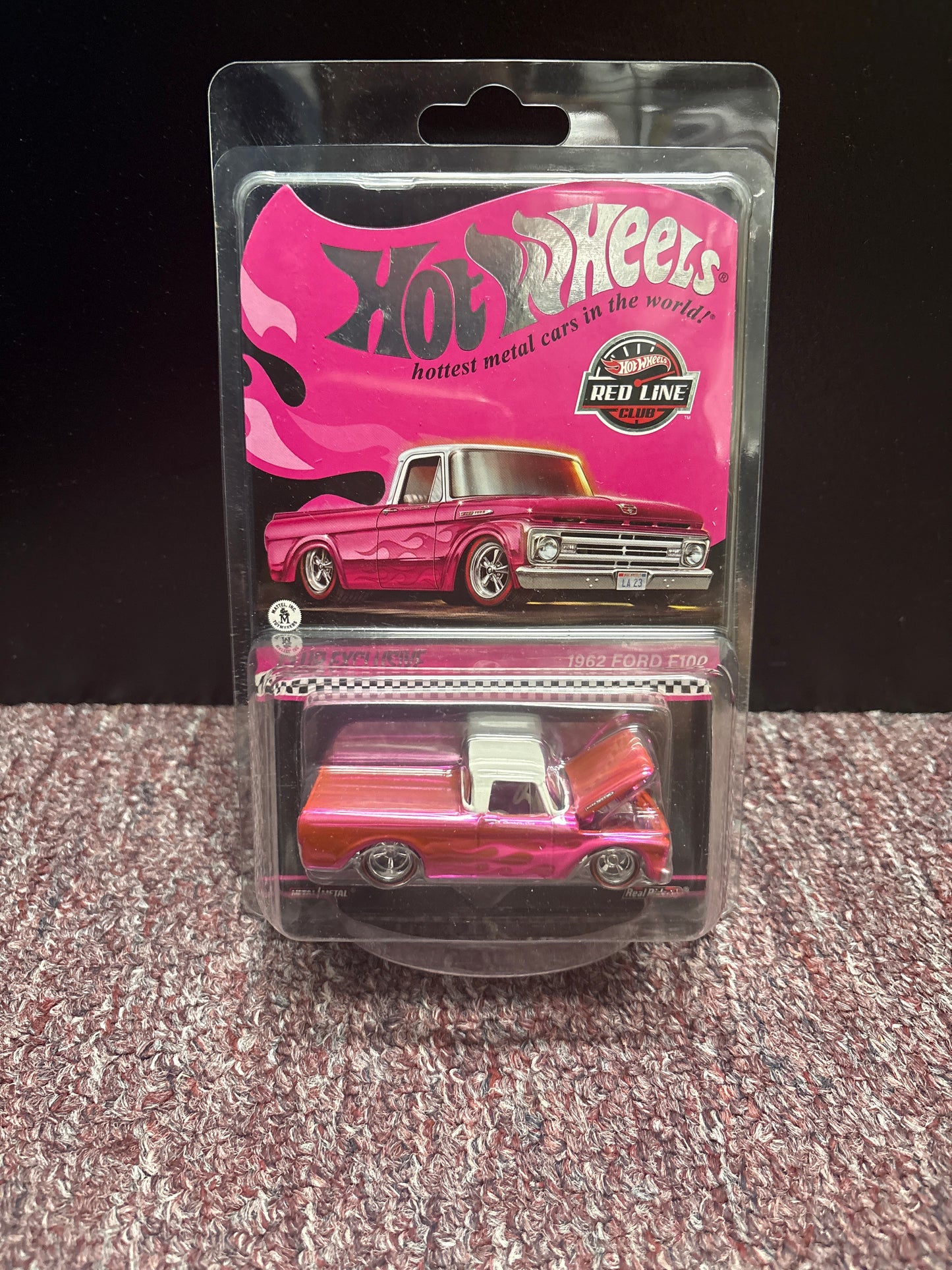 1962 Ford F100 Hot Wheels Collectors Convention RLC Exclusive Pink Edition