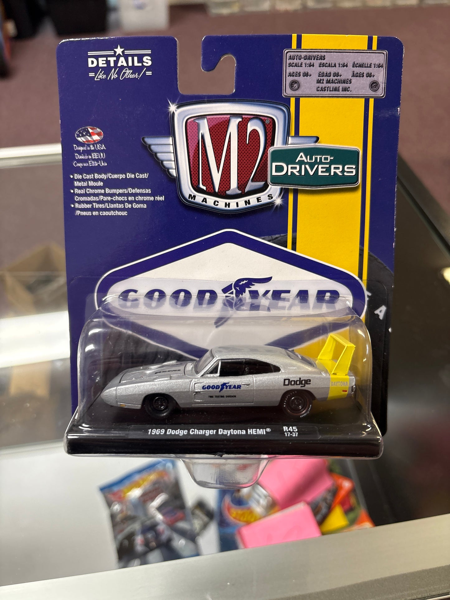 M2 Goodyear 1969 Dodge Charger Daytona Hemi