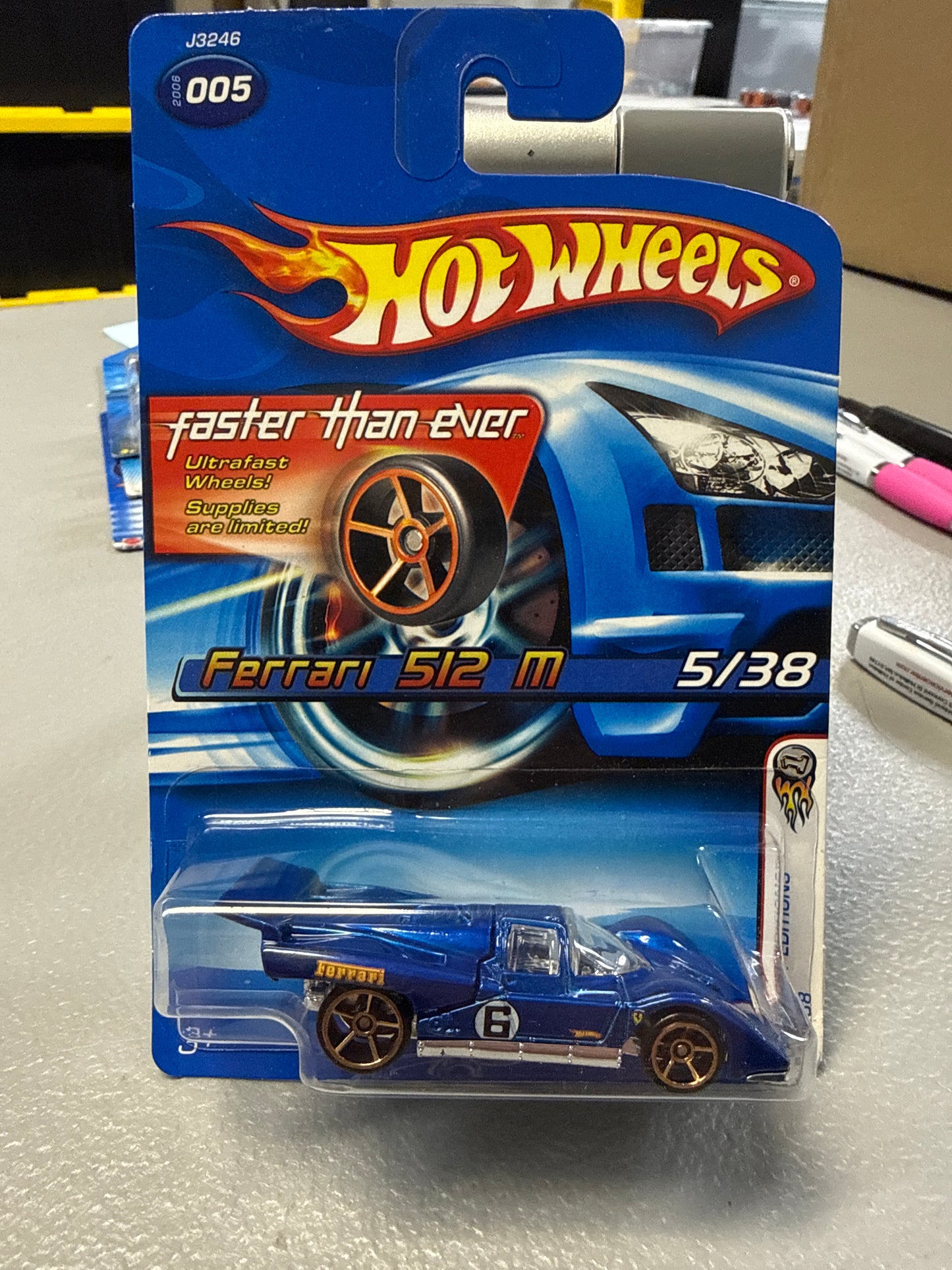 Hot Wheels 2006 First Edition Ferrari 512 M