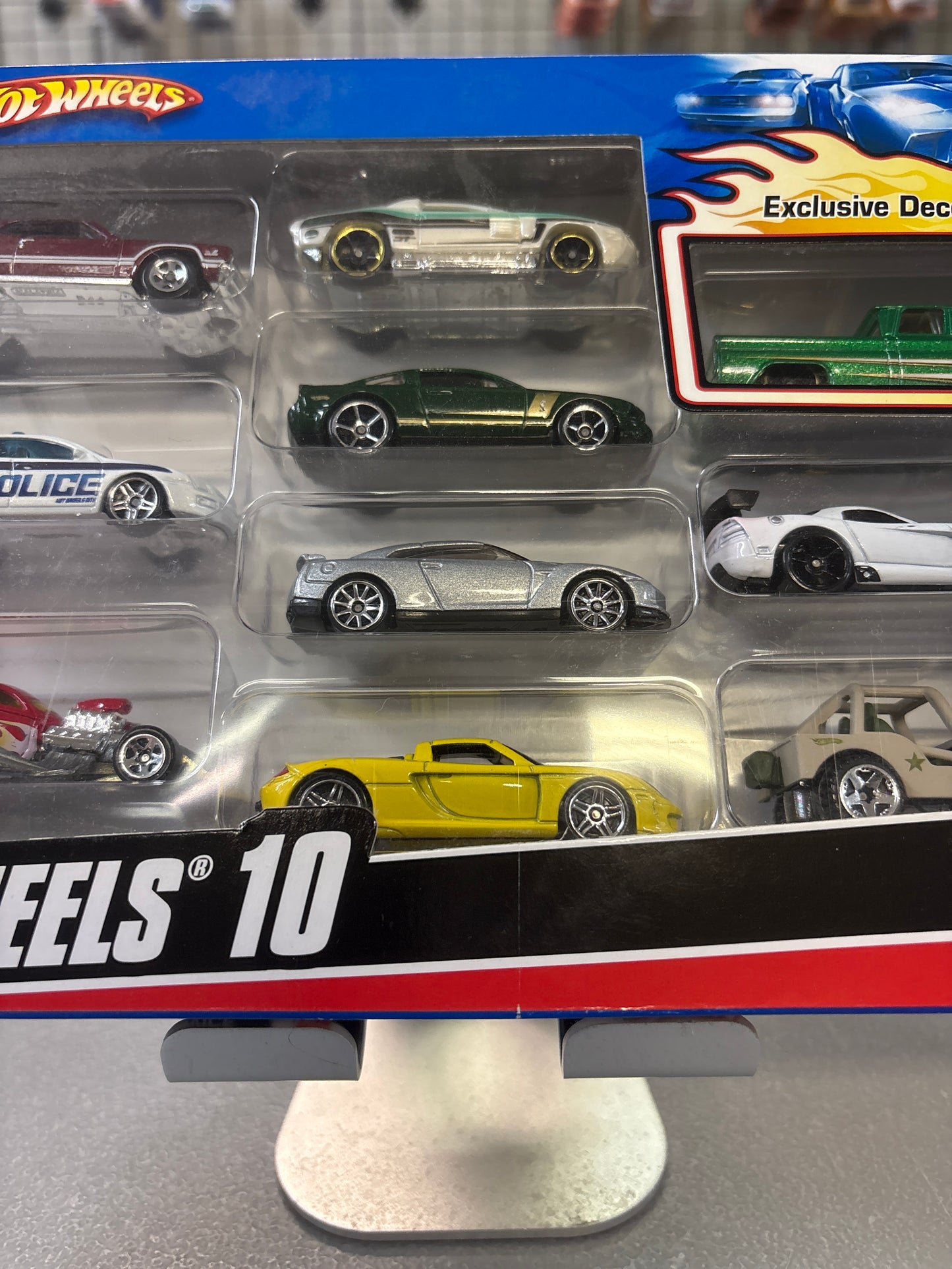 Hot Wheels 10 Pack Exclusive 62 Chevy Green Sealed
