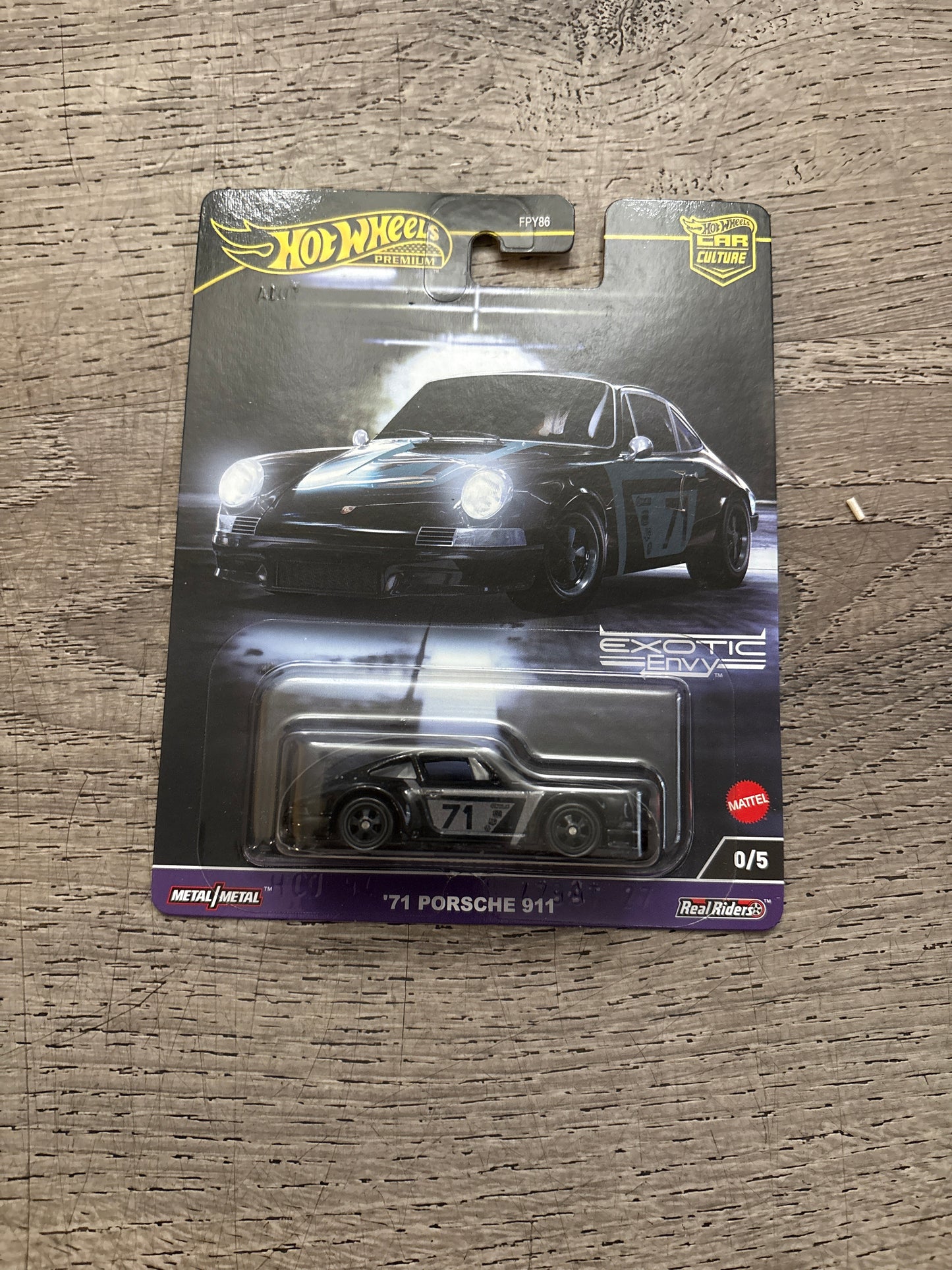 2024 HOT WHEELS BLACK CHASE '71 PORSCHE 911 CAR CULTURE EXOTIC ENVY