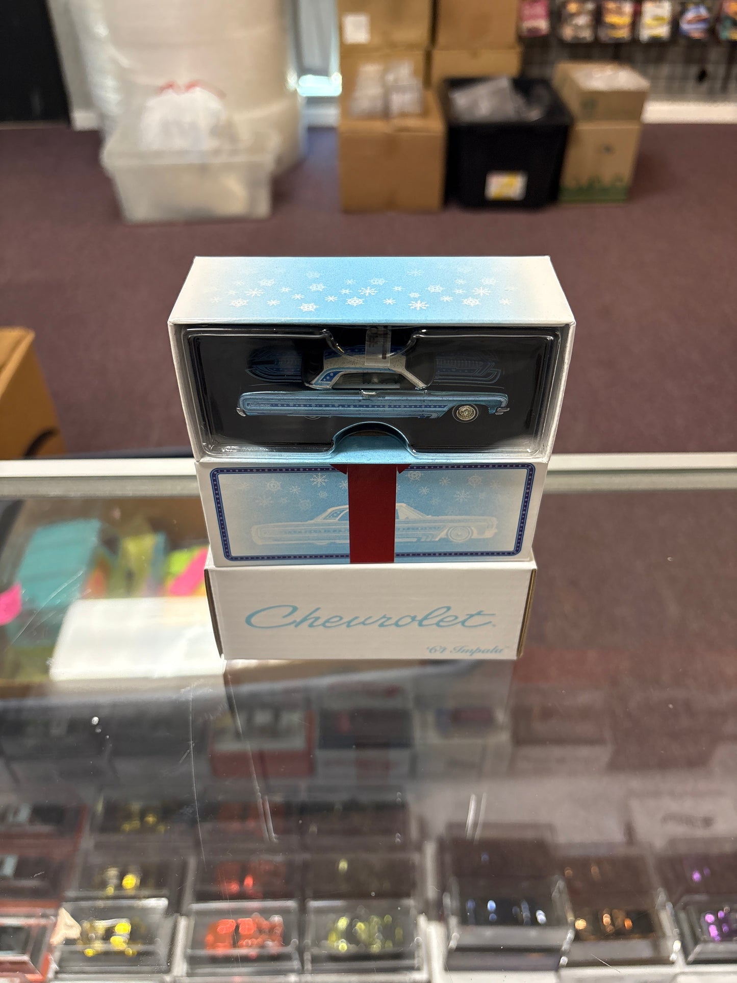 2021 Hot Wheels RLC '64 Chevrolet Impala Holiday "Snowman" 23931/30000 With Box