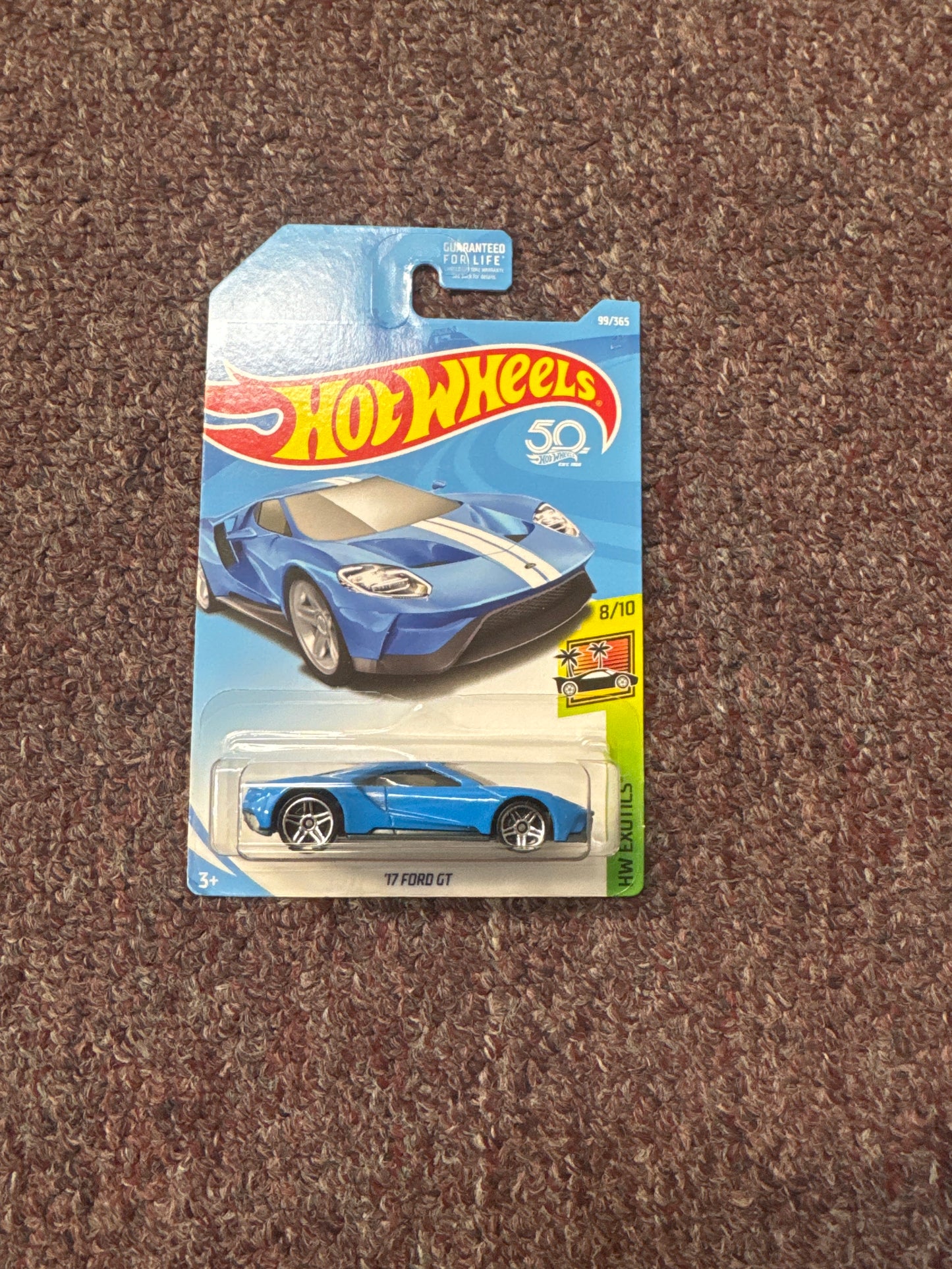 Hot Wheels HW Exotics '17 Ford GT 8/10 Blue