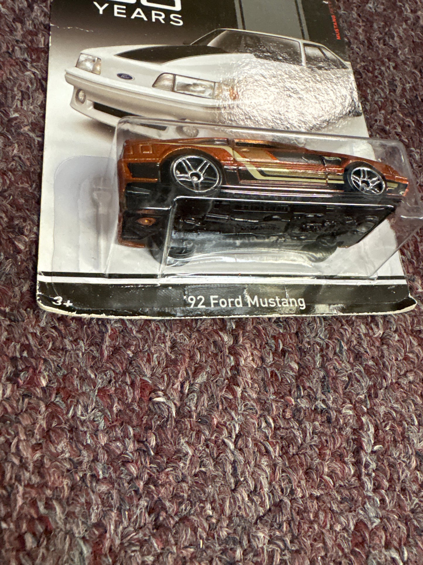 Hot Wheels Mustang 50 Years Series ‘92 Ford Mustang Orange 04/08