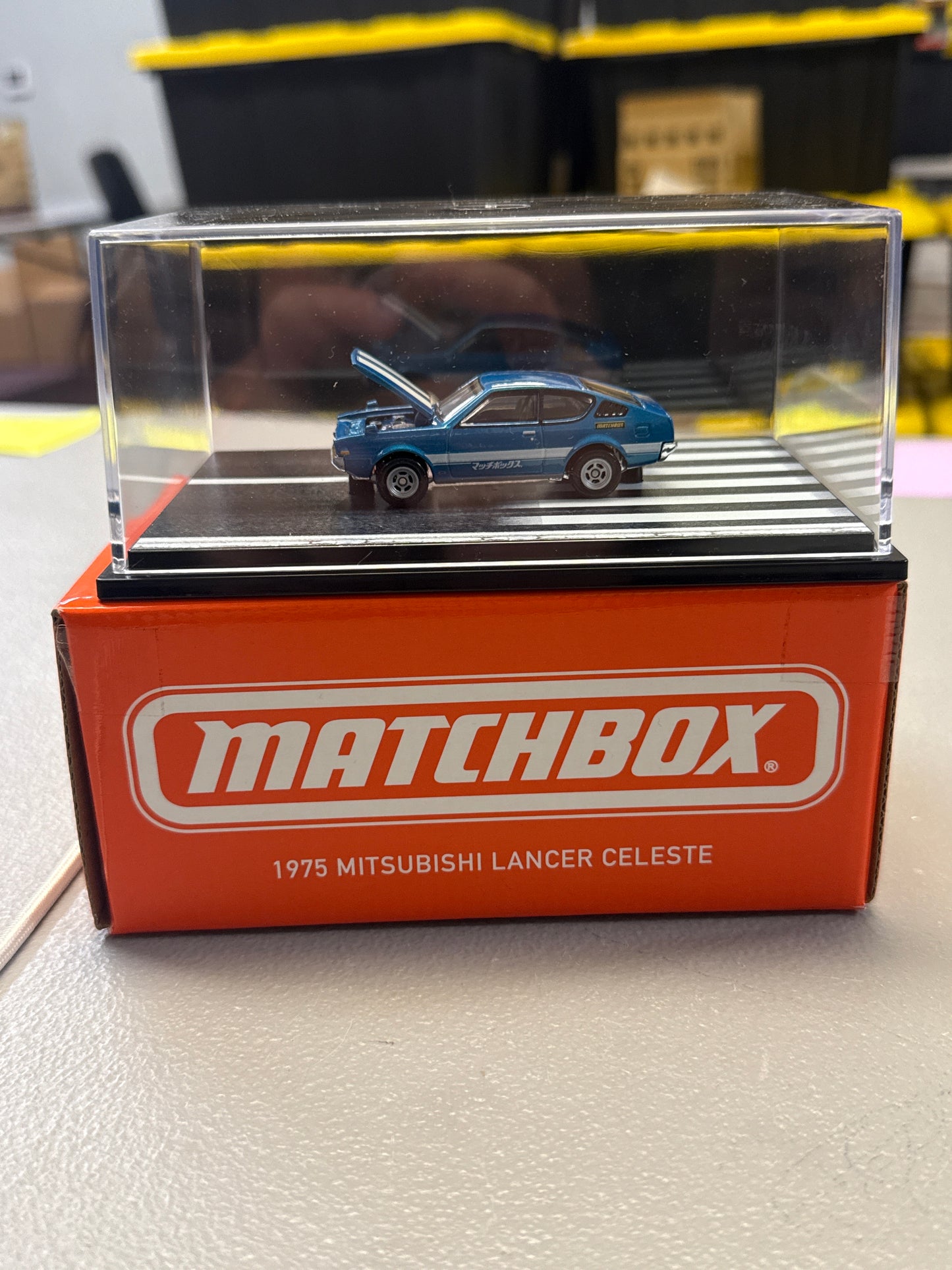 Matchbox Collectors 1975 Mitsubishi Lancer Celeste HLJ79