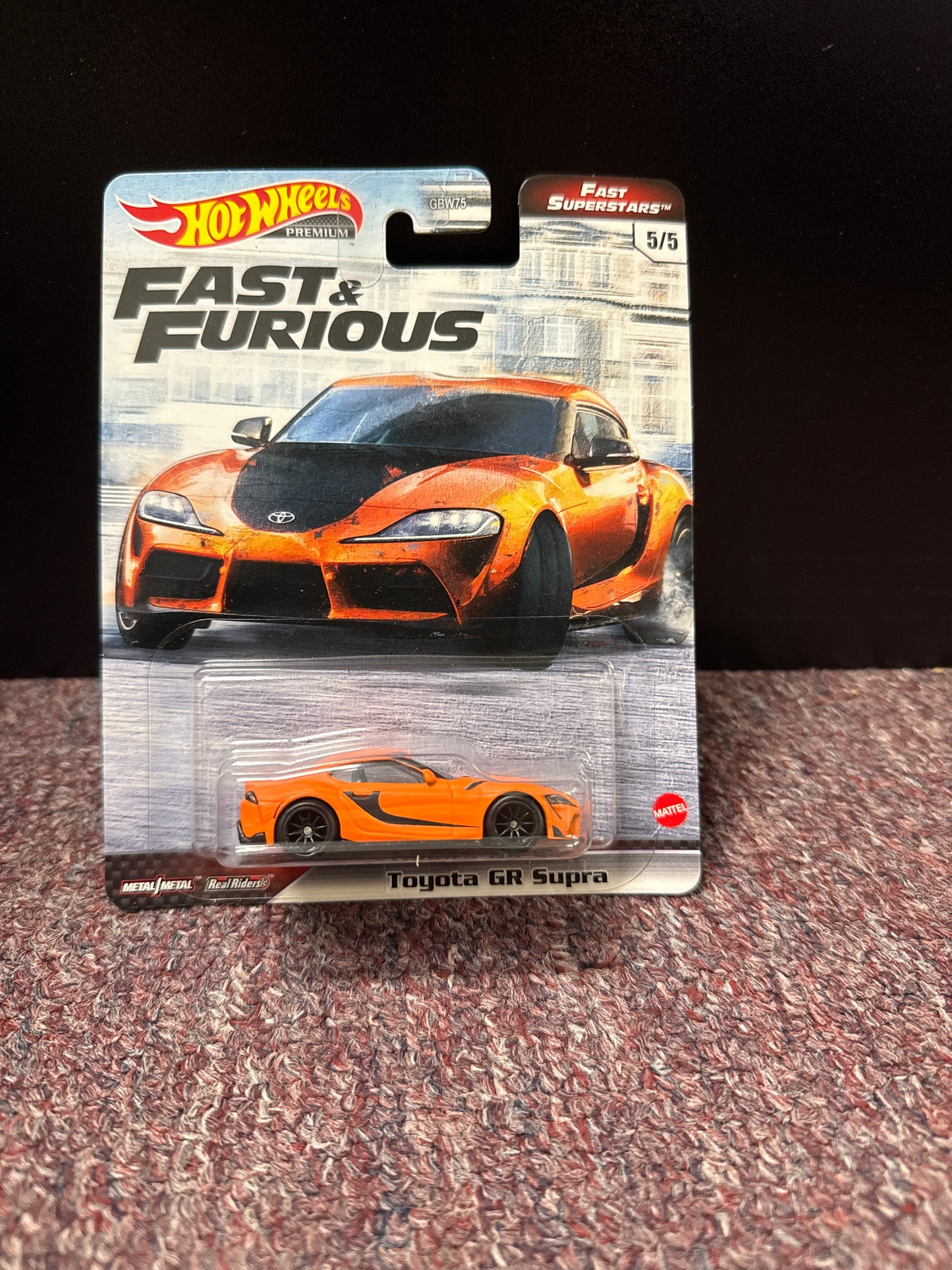 Hot Wheels Fast & Furious Toyota GR Supra Fast Superstars 5/5 Real Riders