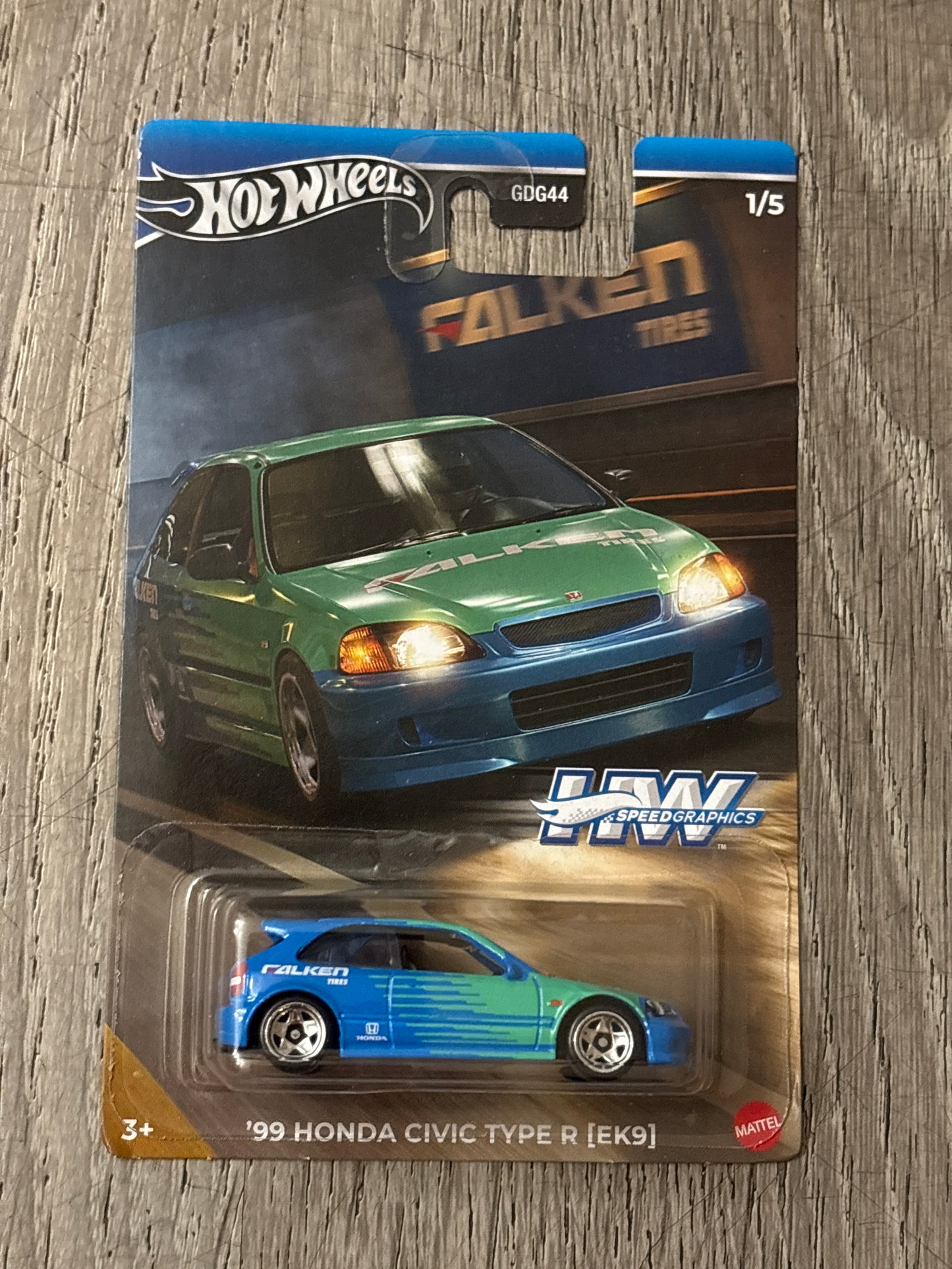Hot Wheels Speed Graphics 99 Honda Civic Type R (EK9)
