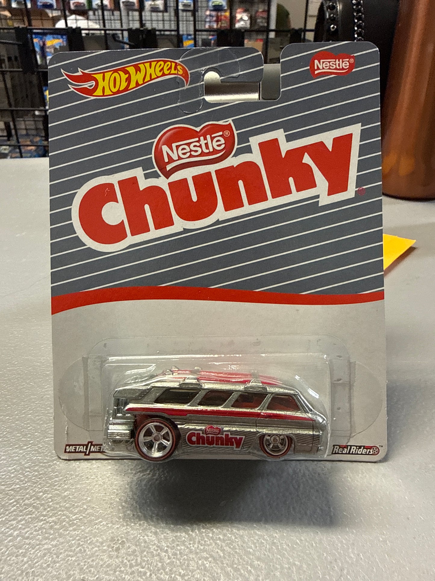 DAMAGED Hot Wheels Nestle Custom Chevy Greenbrier Sports Wagon
