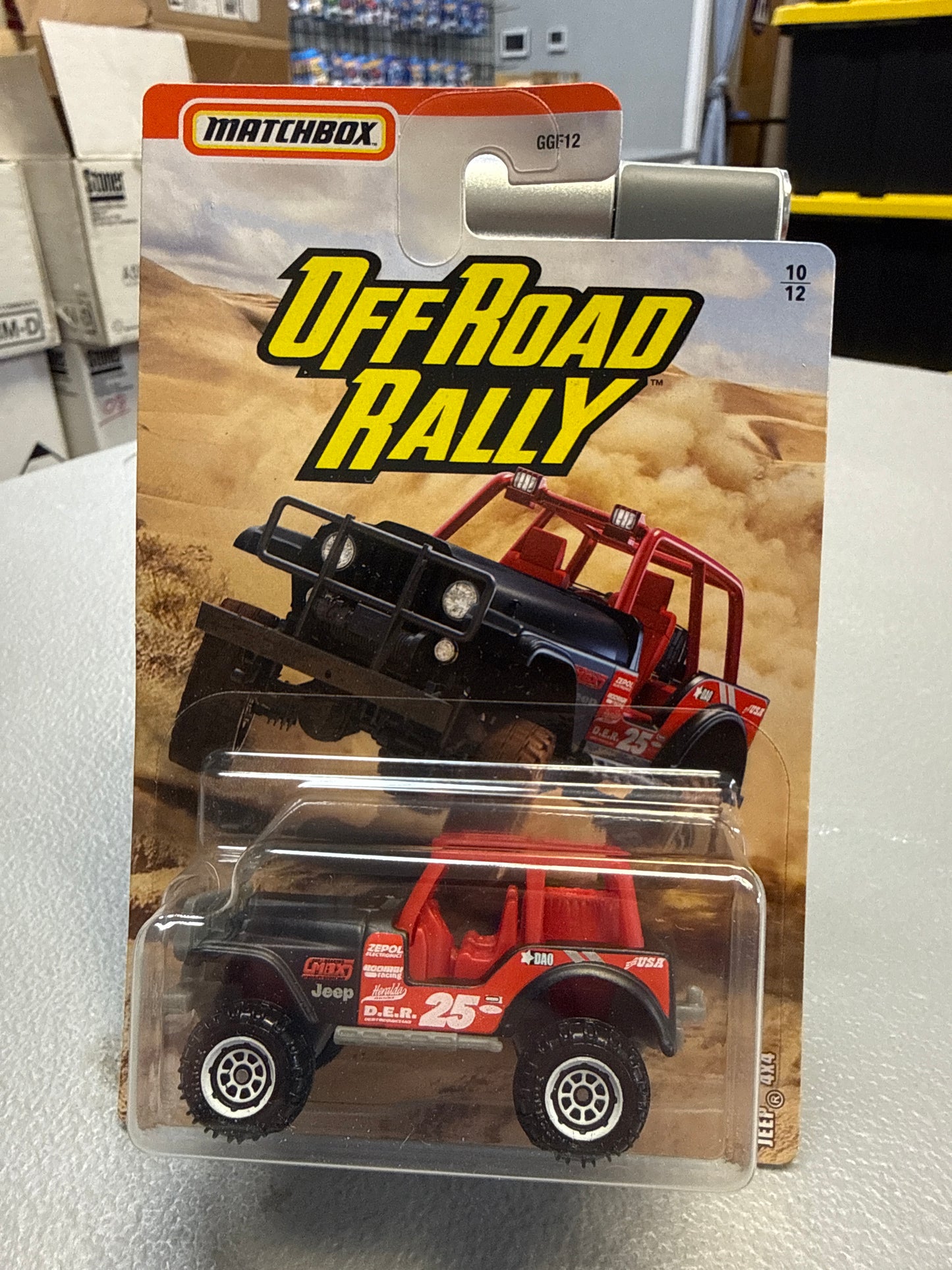 Matchbox Off Road Rally Jeep 4x4