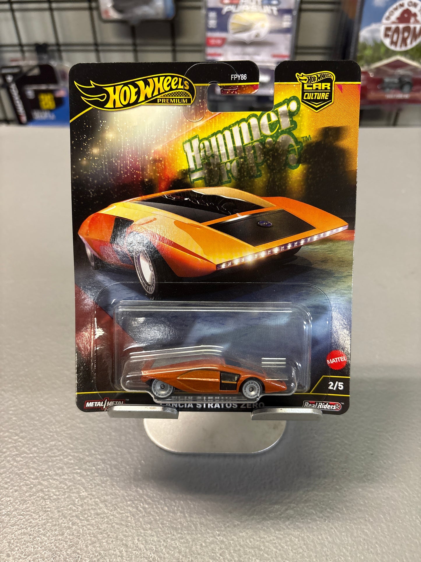 Hot Wheels Hammer Drop Lancia Stratos Zero