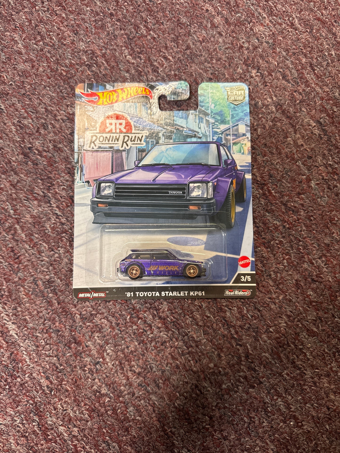 2022 Hot Wheels Car Culture Ronin Run '81 Toyota Starlet