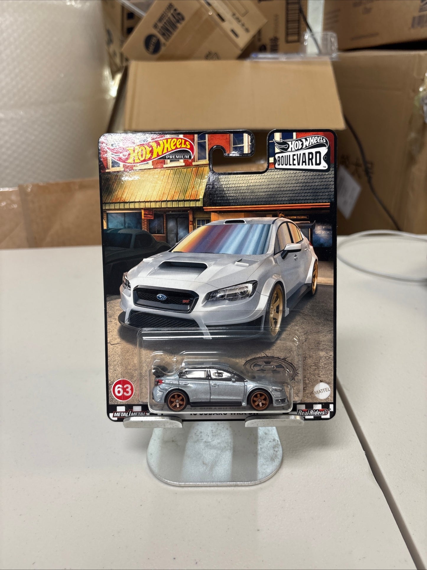 Hot Wheels Boulevard #63 2016 Subaru WRX STi Car