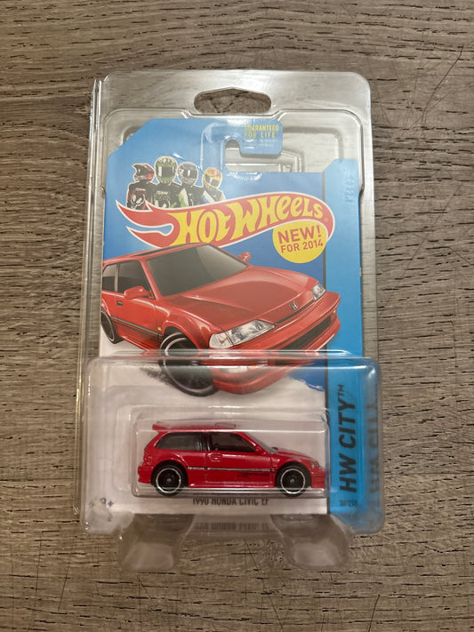 Hot Wheels 1990 Honda Civic Ef Bad Card