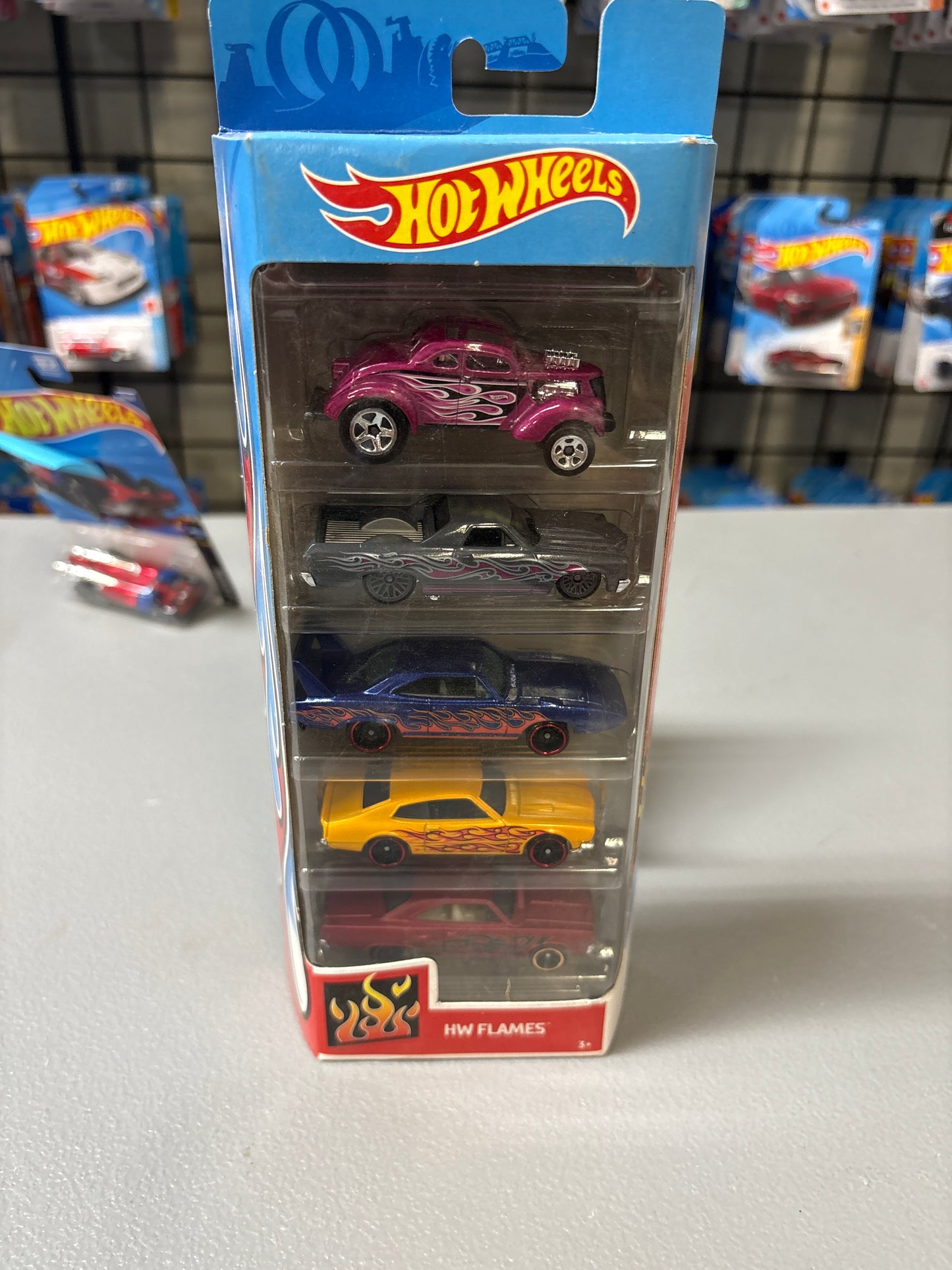 Hot Wheels 5 Packs HW Flames