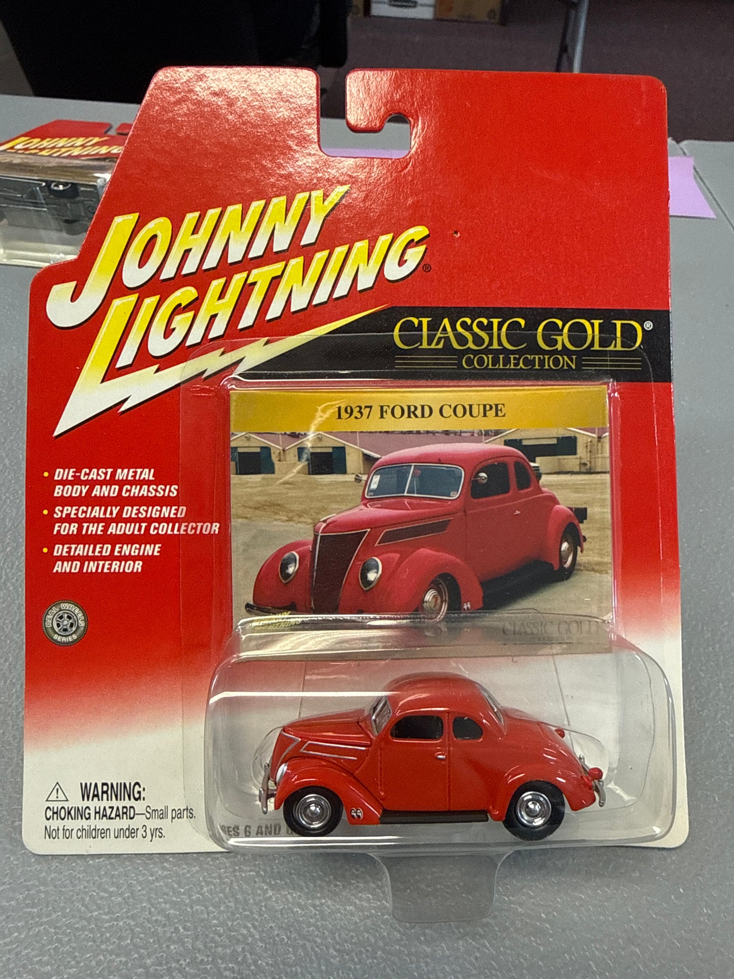 Johnny Lightning Classic Gold 1837 Ford Coupe