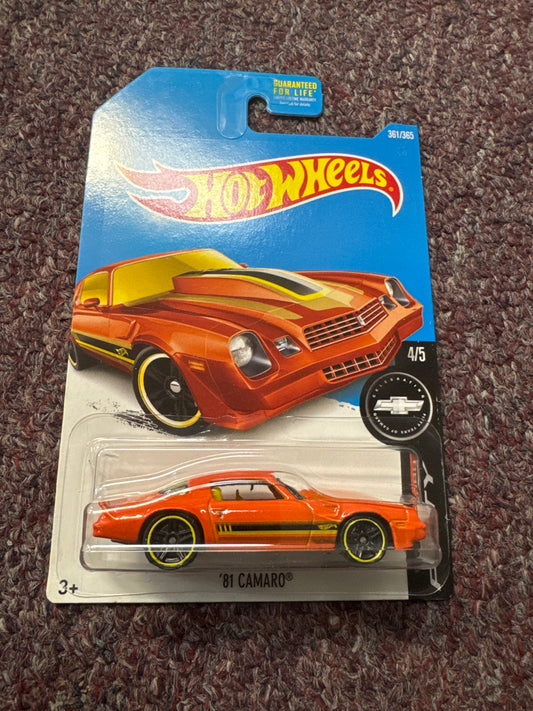 Hot Wheels - '81 Camaro (Orange)
