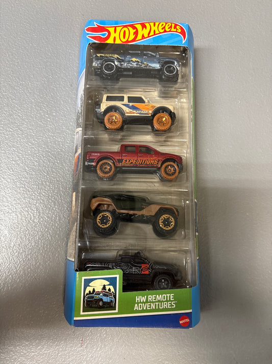 Hot Wheels 5 Pack HW Remote Adventures