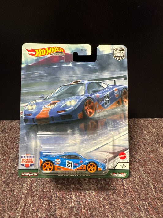 Hot Wheels 1:64 McLaren F1 GTR Vehicle Car