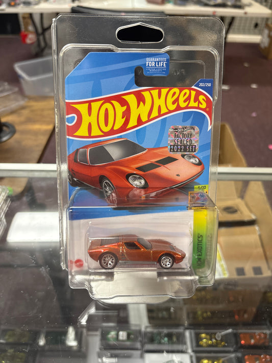 Hot Wheels Factory Sealed Super Treasure Hunt '71 Lamborghini Miura SV