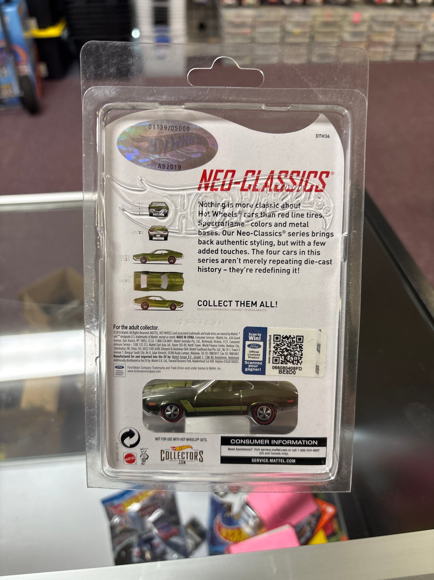 Hot Wheels Neo Classics Series ‘72 Ford Gran Torino Sport #1139/05000