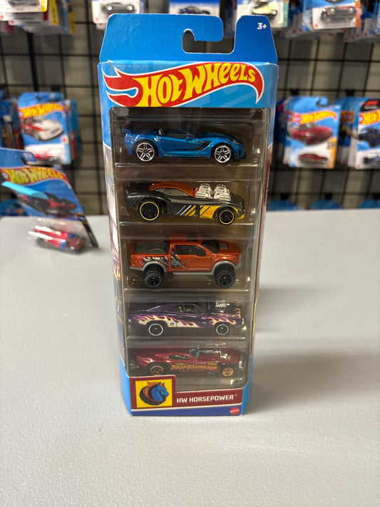 Hot Wheels 5 Pack HW Horsepowers