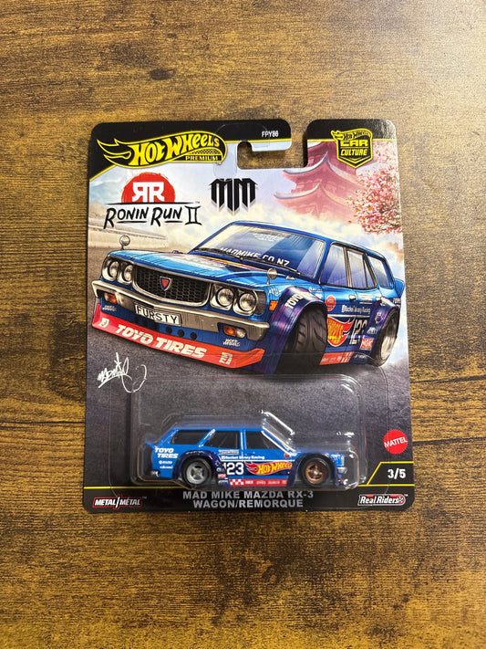 Hot Wheels Ronin Run 2 Mad Mike Mazda Rx3 Wagon