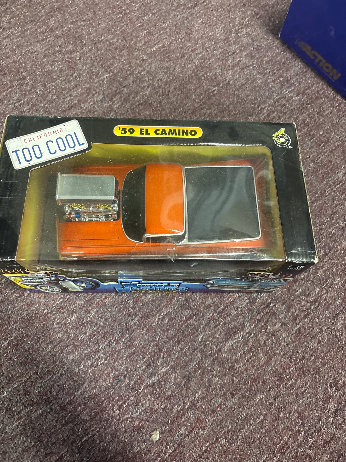 Muscle Machines 1/18 Scale '59 El Camino Orange