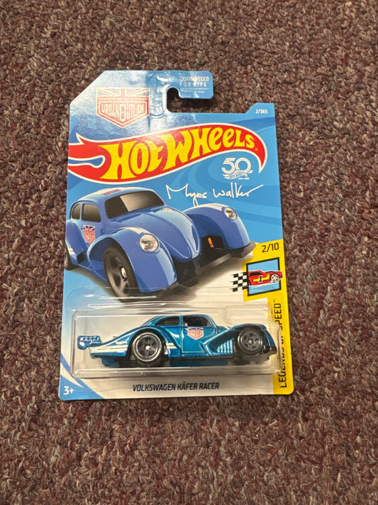 2018 Hot Wheels VOLKSWAGEN KAFER RACER #2 blue - Legends of Speed