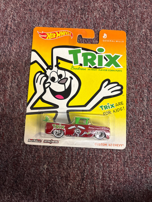 Hot Wheels Custom '62 Chevy Pop Culture General Mills Trix Cereal