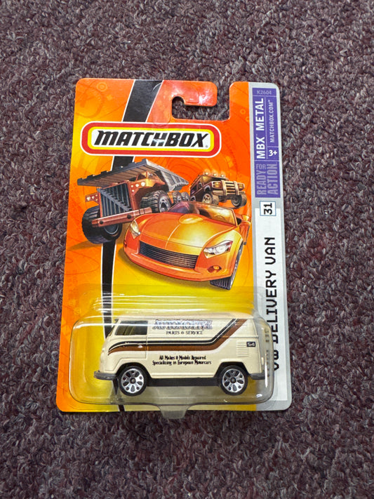 Matchbox 2006 MBX Metal #31 VW Delivery Van Flat Tan Automotive Parts & Service