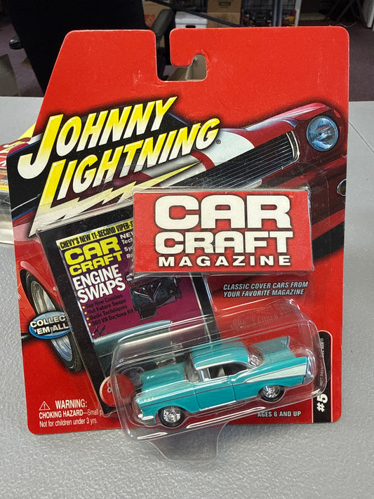 Johnny Lightning Car Craft #5 1957 Chevy Bel Air
