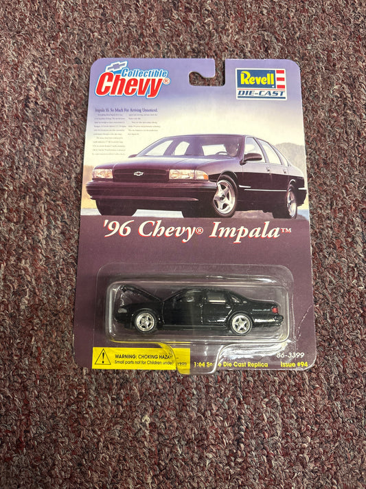 Revell Diecast 2002 Collectible Chevy Black '96 Impala SS #94