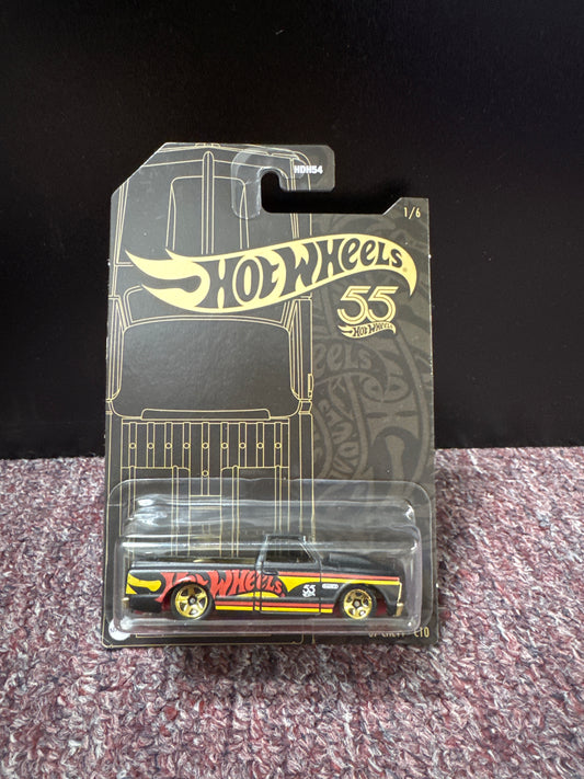 Hot Wheels 55th Anniversary Black Gold ‘67 Chevy C10 Pickup Truck