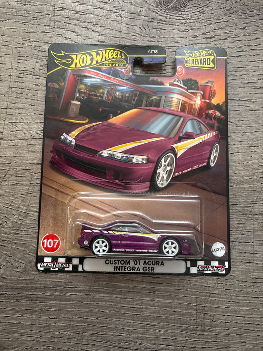 2024 Hot Wheels Premium Boulevard Custom ‘01 Acura Integra GSR