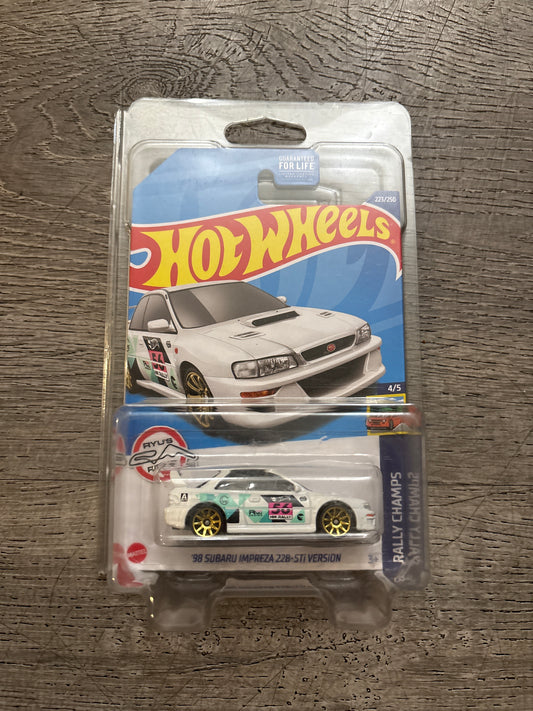 2022 Hotwheels '98 Subaru Impreza 22B-STi Version Treasure Hunt  223/250