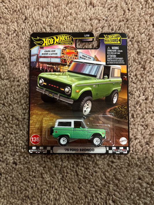 Hot Wheels boulevard 138 75 Ford Bronco