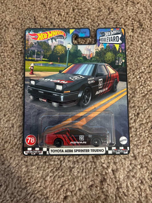 Hot Wheels Boulevard #78 Toyota AE86 Sprinter Trueno