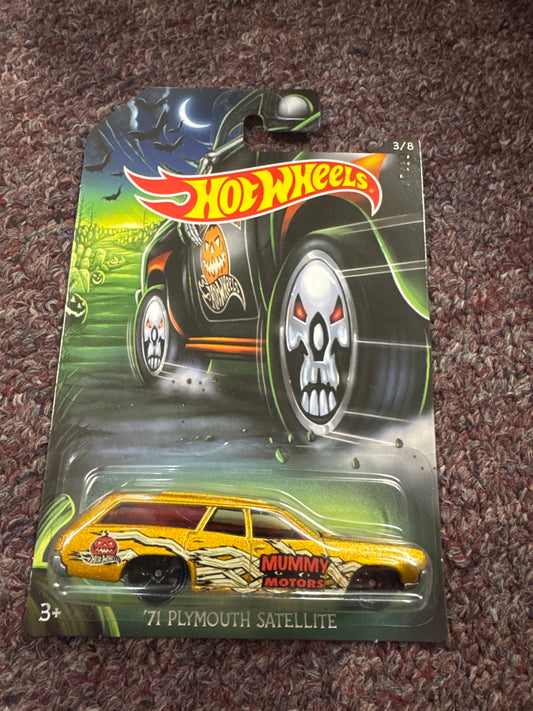 Hot Wheels '71 Plymouth Satellite 3/8 - 2017 Happy Halloween! New