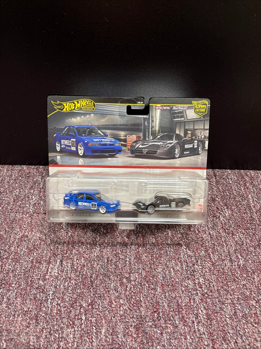 Hot Wheels Premium Car Culture '94 Nissan Primera & Nissan R390 GT1 Twin 2 Pack