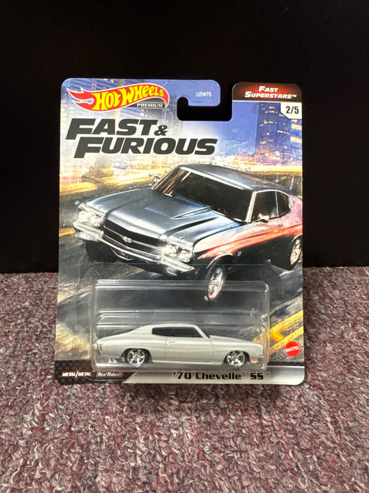Hot Wheels Premium Fast And Furious 70 Chevelle SS Fast Superstars 2/5