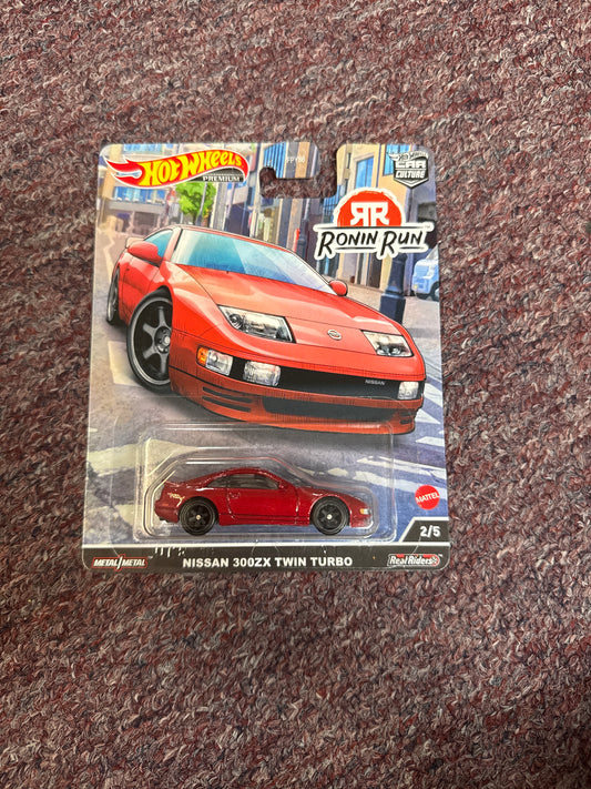 Hot Wheels Premium Nissan 300ZX Twin Turbo 2023 Car Culture Ronin Run
