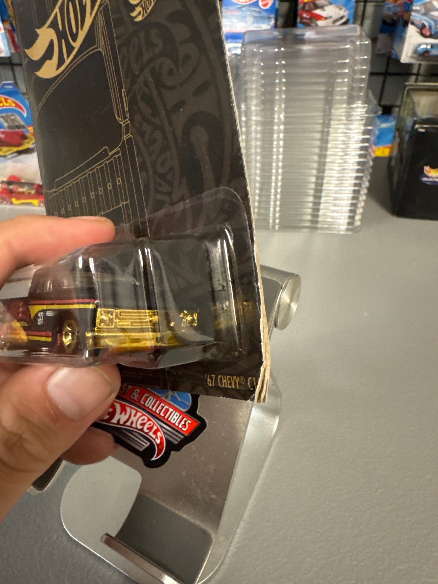 BAD CARD Hot Wheels 67 Chevy C10
