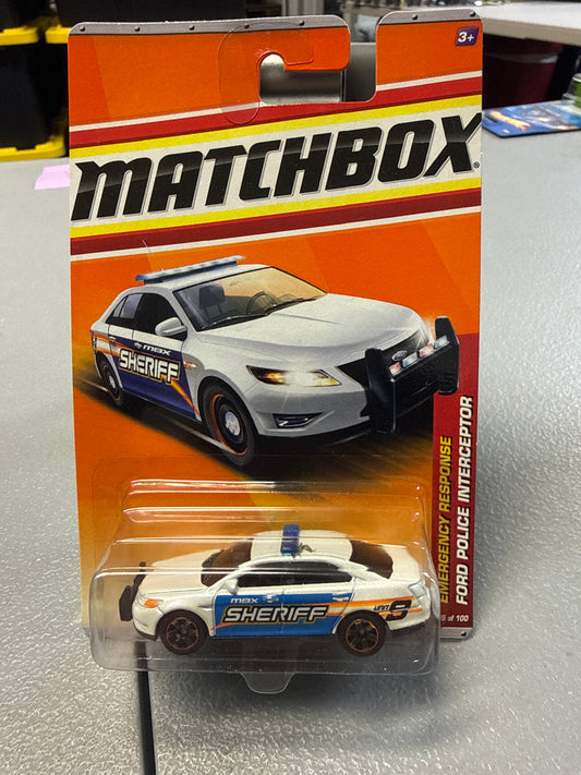Matchbox Emergency Response Ford Police Interceptor