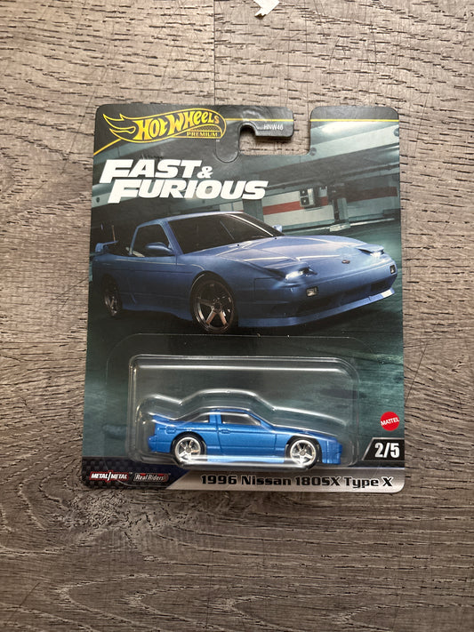 Hot Wheels 1996 Nissan 180SX Type X Fast and Furious
