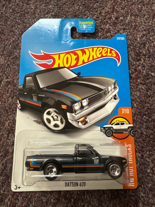 Hot Wheels Black Datsun 620 HW Hot Trucks Series