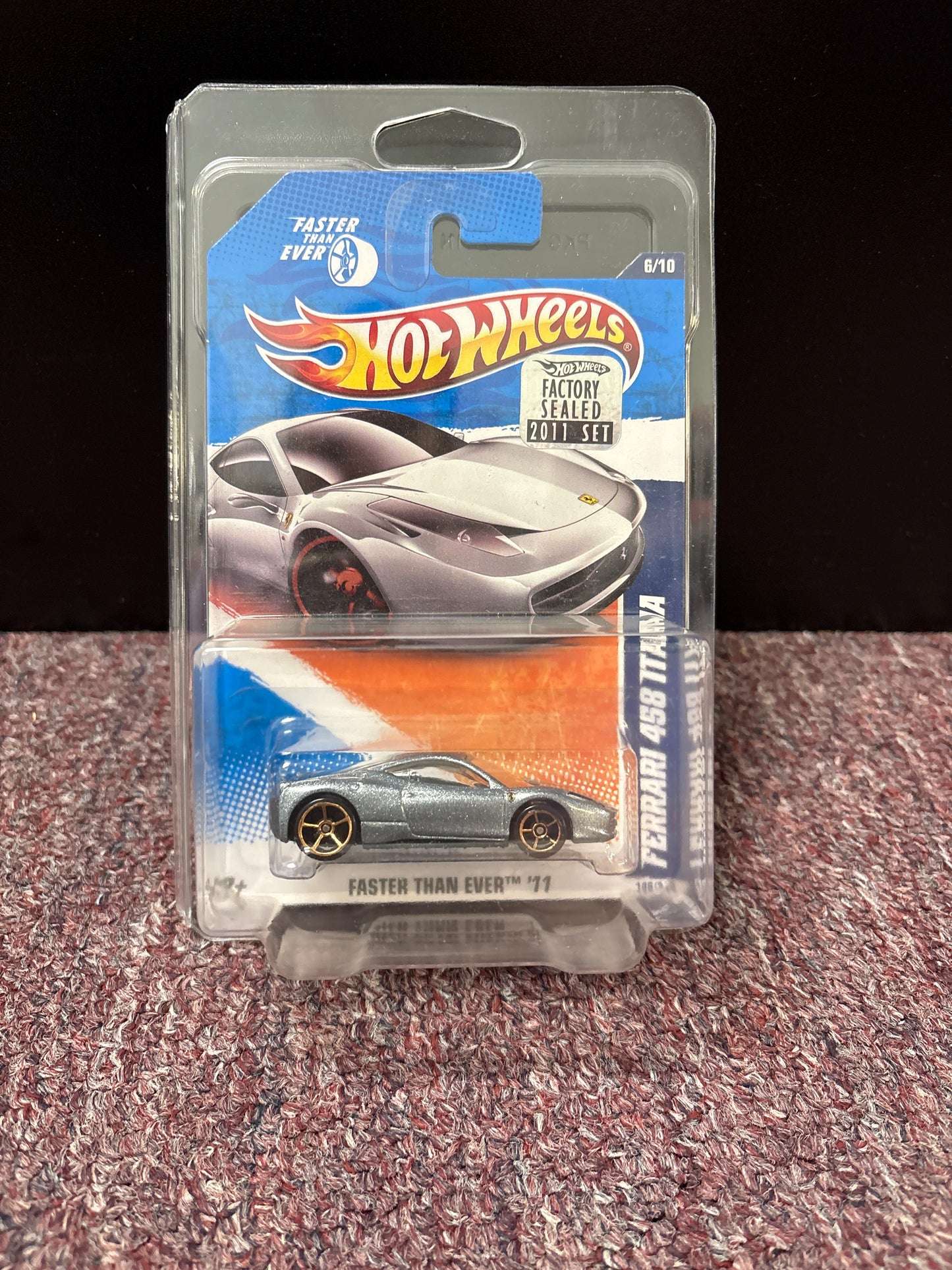 Hot wheels 2011 FTE Ferrari 458 Italia
