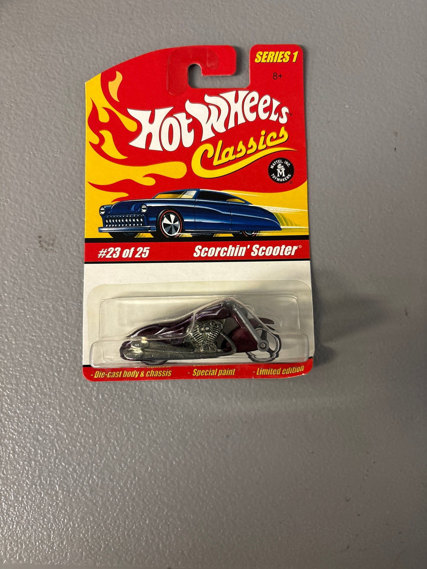 DAMAGED Hot Wheels Classics Scorchin Scooter